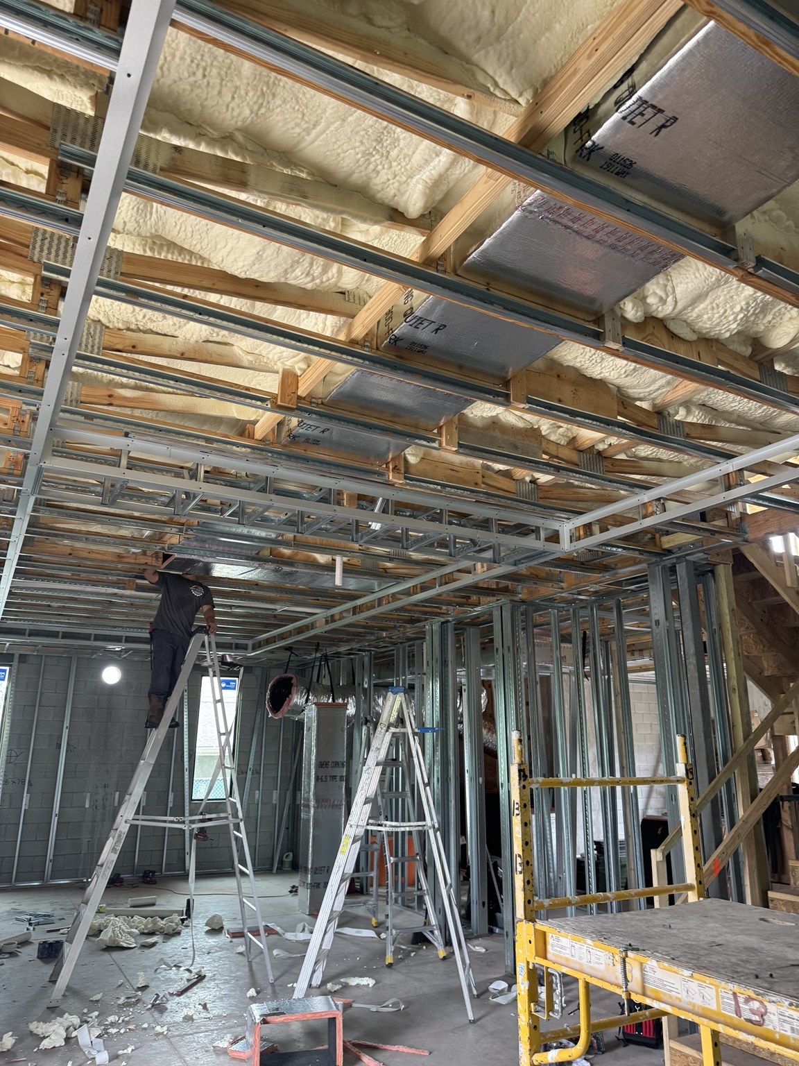 New construction ductwork